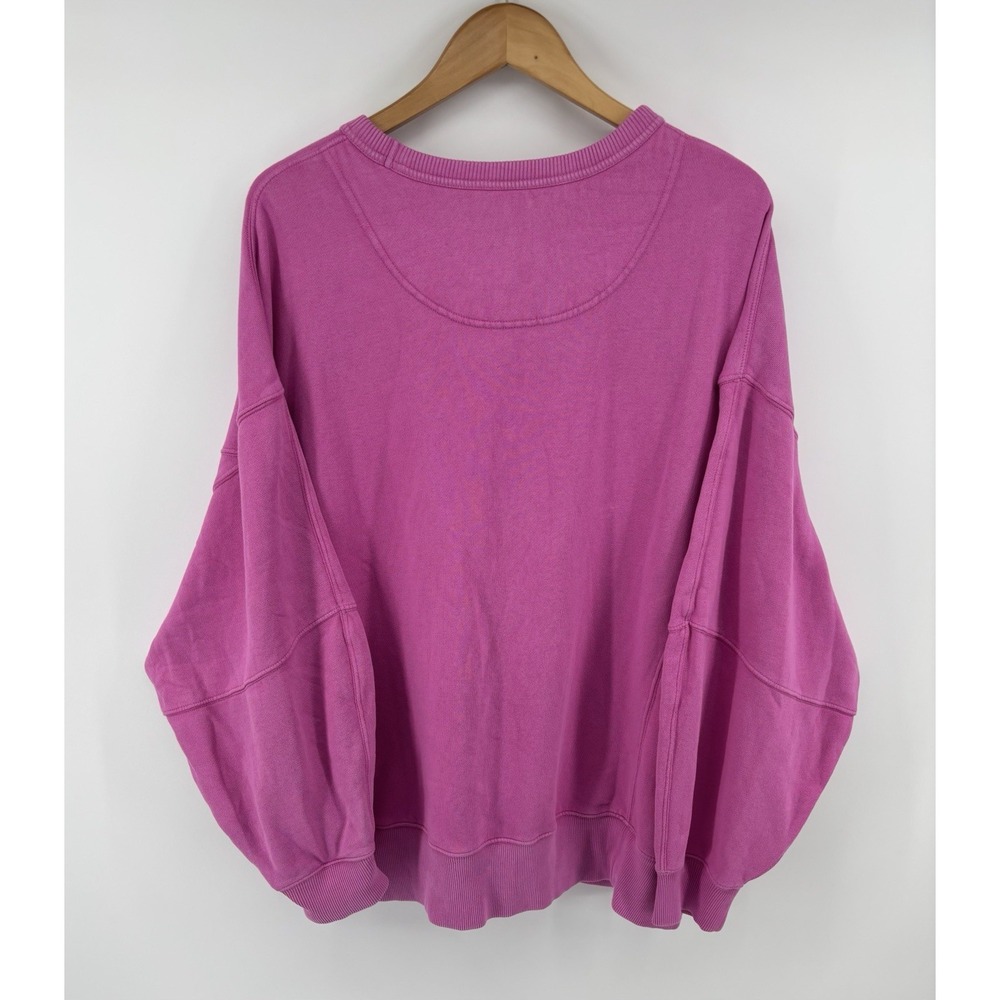 NWT Aerie Go-To Sweatshirt Sz XL Crewneck Pullover Oversized Comfy Lounge $60 - Picture 7 of 12